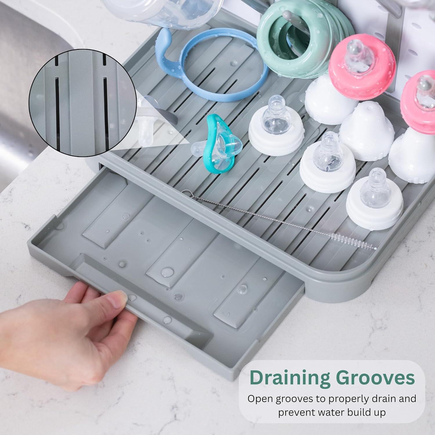 Soporte Secado Biberones Velakade VKDE42 - Gran Capacidad