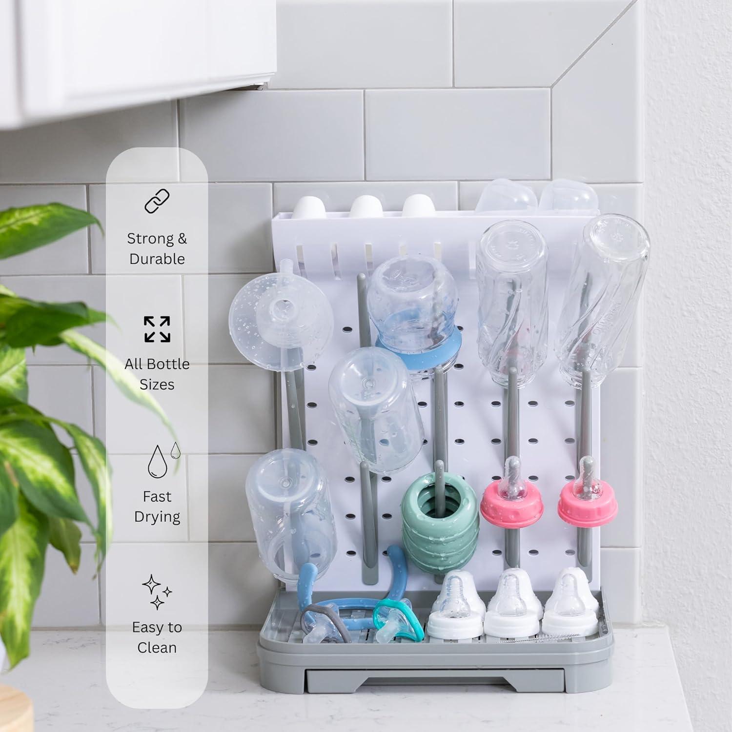 Soporte Secado Biberones Velakade VKDE42 - Gran Capacidad