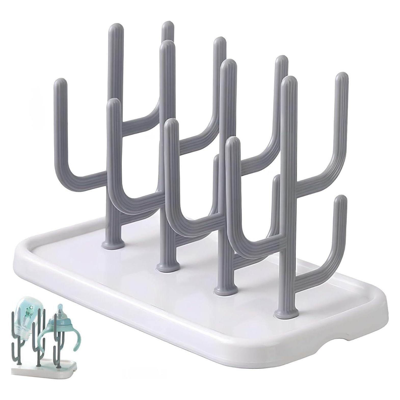 Soporte para Secado de Biberones Zyvoreliax Plegable Blanco