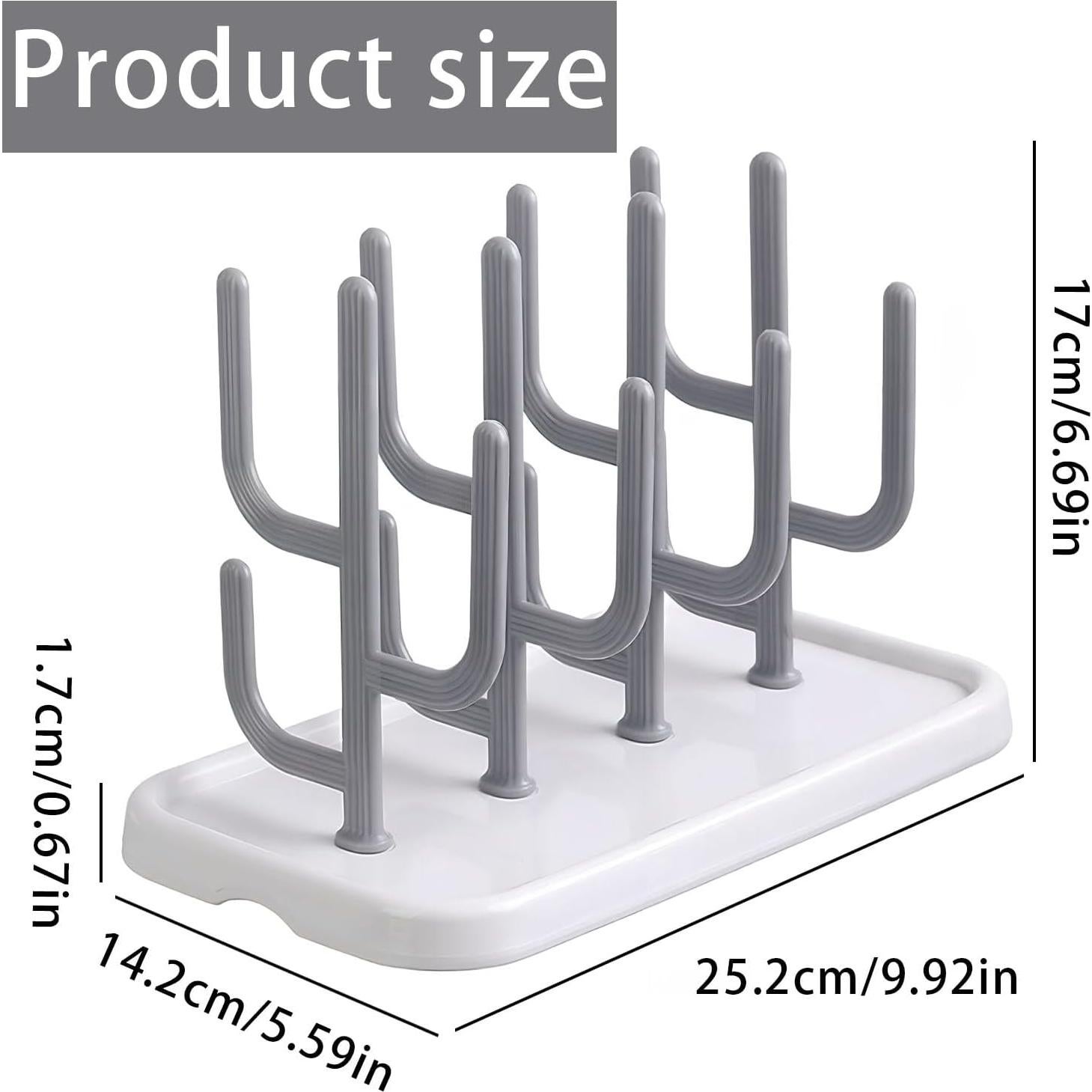 Soporte para Secado de Biberones Zyvoreliax Plegable Blanco