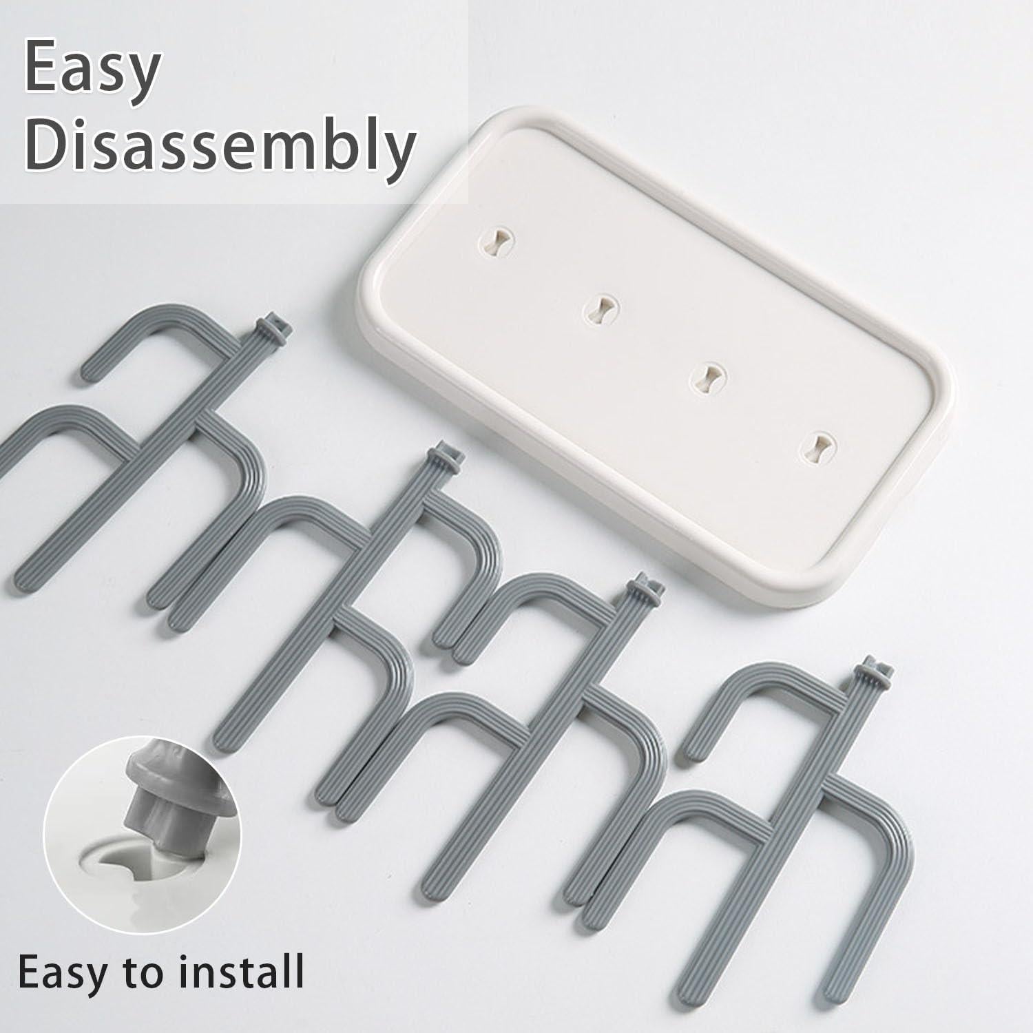 Soporte para Secado de Biberones Zyvoreliax Plegable Blanco