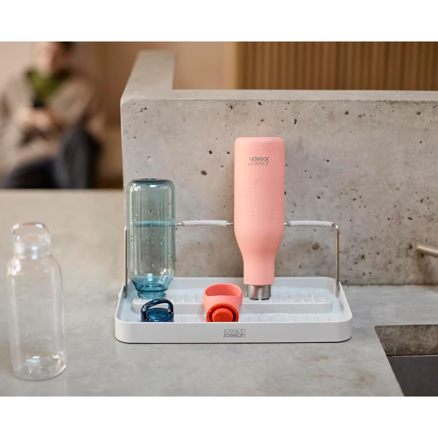 Soporte Plegable para Secar Botellas Joseph Joseph 4 Botellas