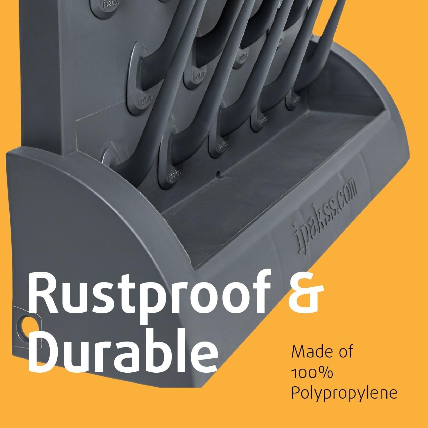 Organizador de Secado de Botellas DAN Market 32 Picos Montado en Pared