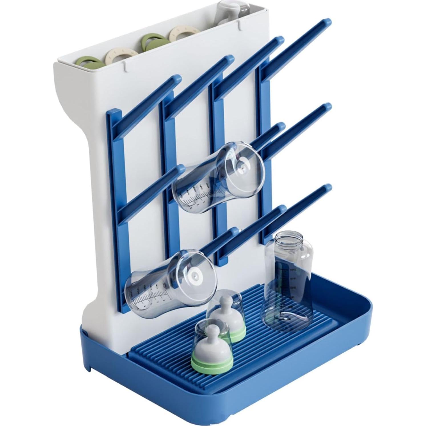 Soporte para Secado de Biberones Tecdigbo Azul Compacto