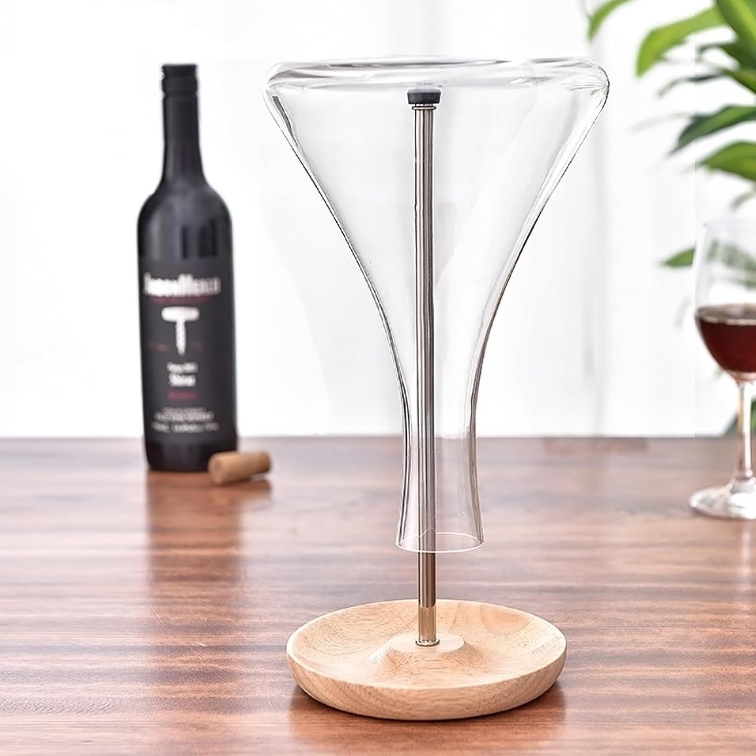Soporte para Secar Decantadores de Vino Kichvoe - Acero Inoxidable