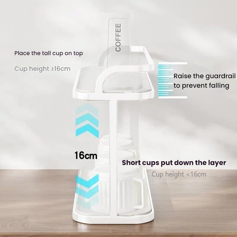 Soporte para Secar Botellas HZBL-LP Doble Capa 32x12.7x20.3cm