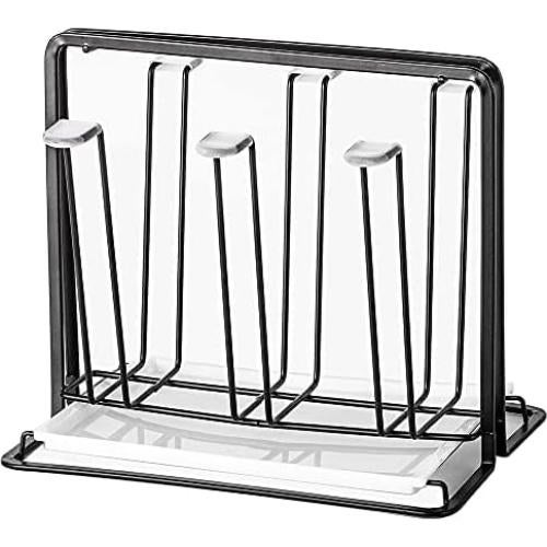 Soporte para Secar Tazas YISMAN de Acero Inoxidable Negro