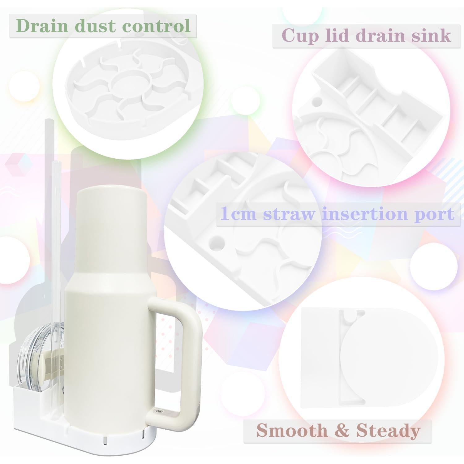 Estante de Secado de Silicona TLCFSHANGJIA para Botellas y Tazas