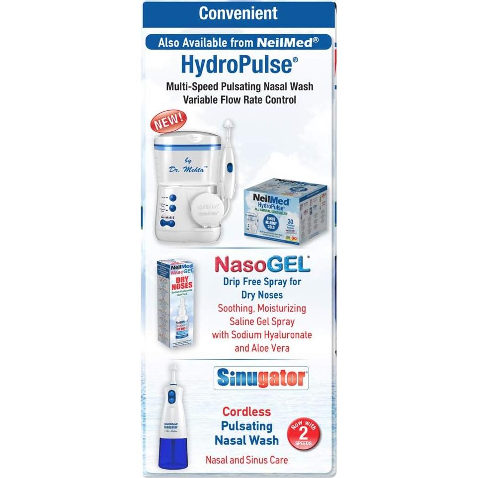 Soporte NeilMed NasaDock Plus Negro para Enjuague Nasal