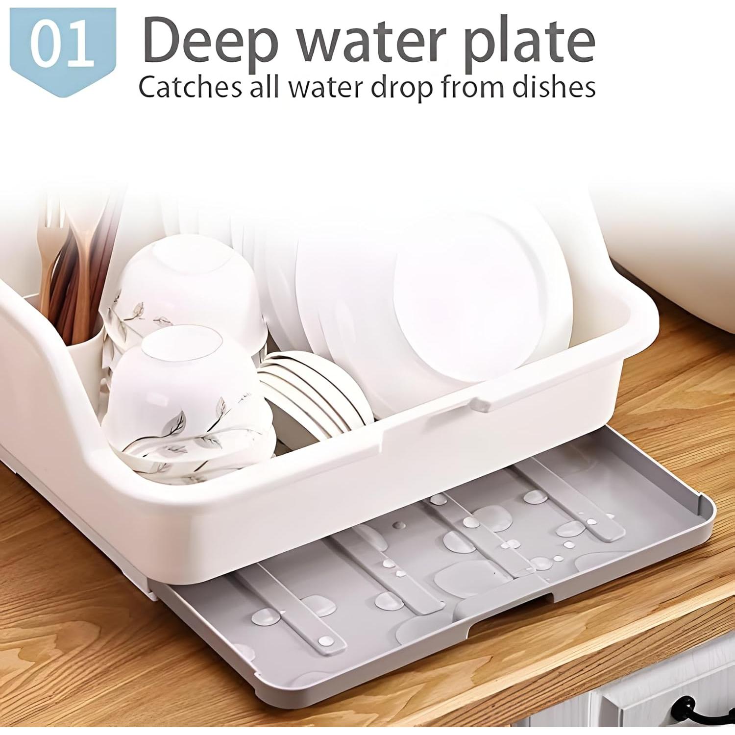 Estante Secador de Platos Tomorotec Mediano 40.6x31x26.9 cm