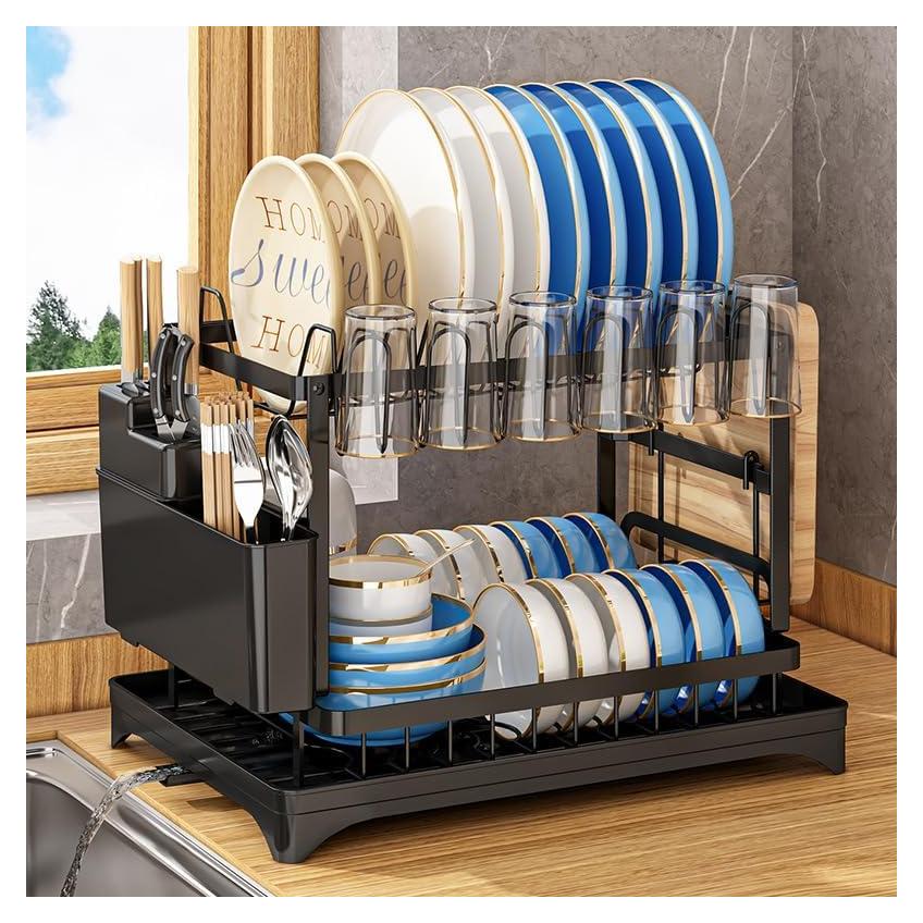 Escurridor de Platos Barphygo de Acero Inoxidable 2 Niveles