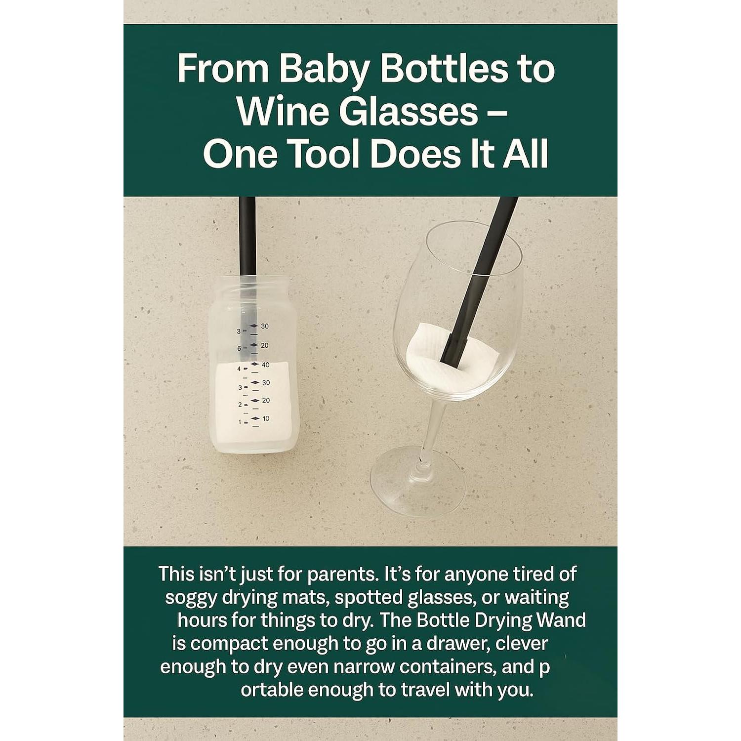 Secador Rápido de Botellas Outta Space - Compacto y Ligero