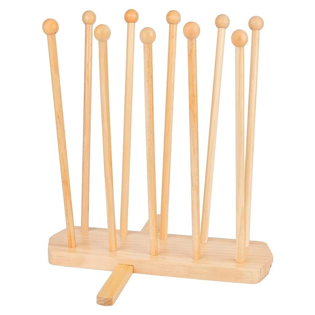 Soporte para Secar Bolsas de Plástico BENECREAT con 10 Varillas