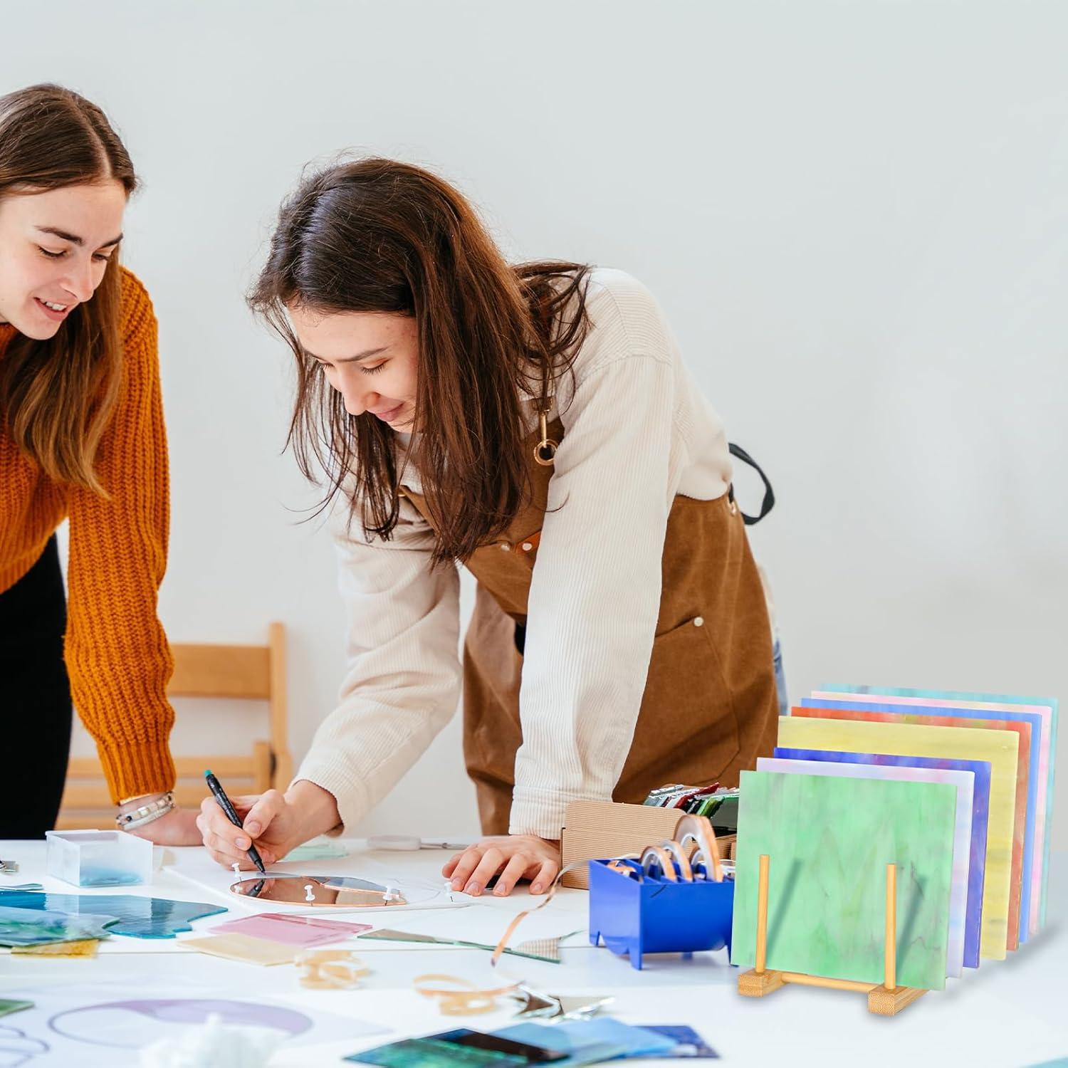 Organizador de Vidrio Templado Youdaju 3 Paquetes Bambú 31x13x10.5cm