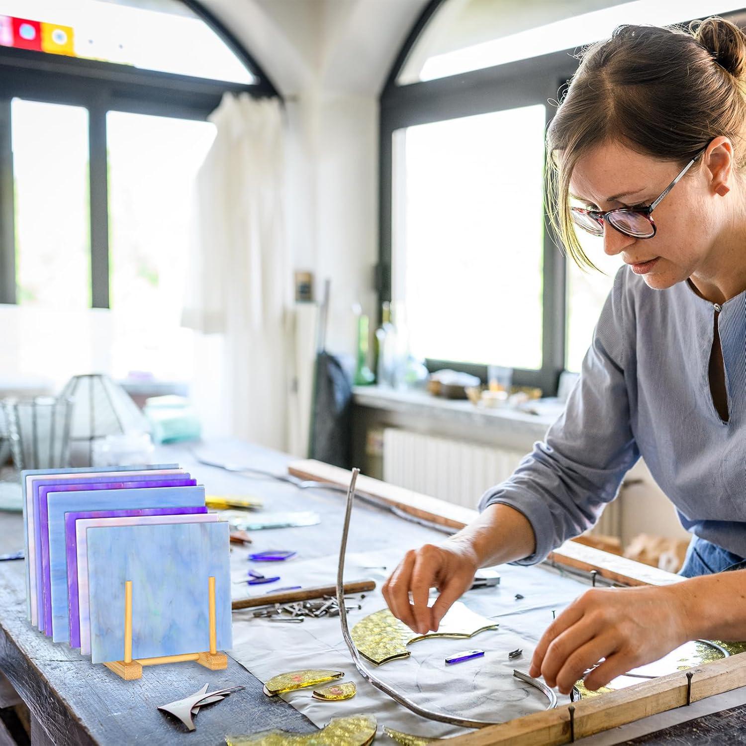 Organizador de Vidrio Templado Youdaju 3 Paquetes Bambú 31x13x10.5cm