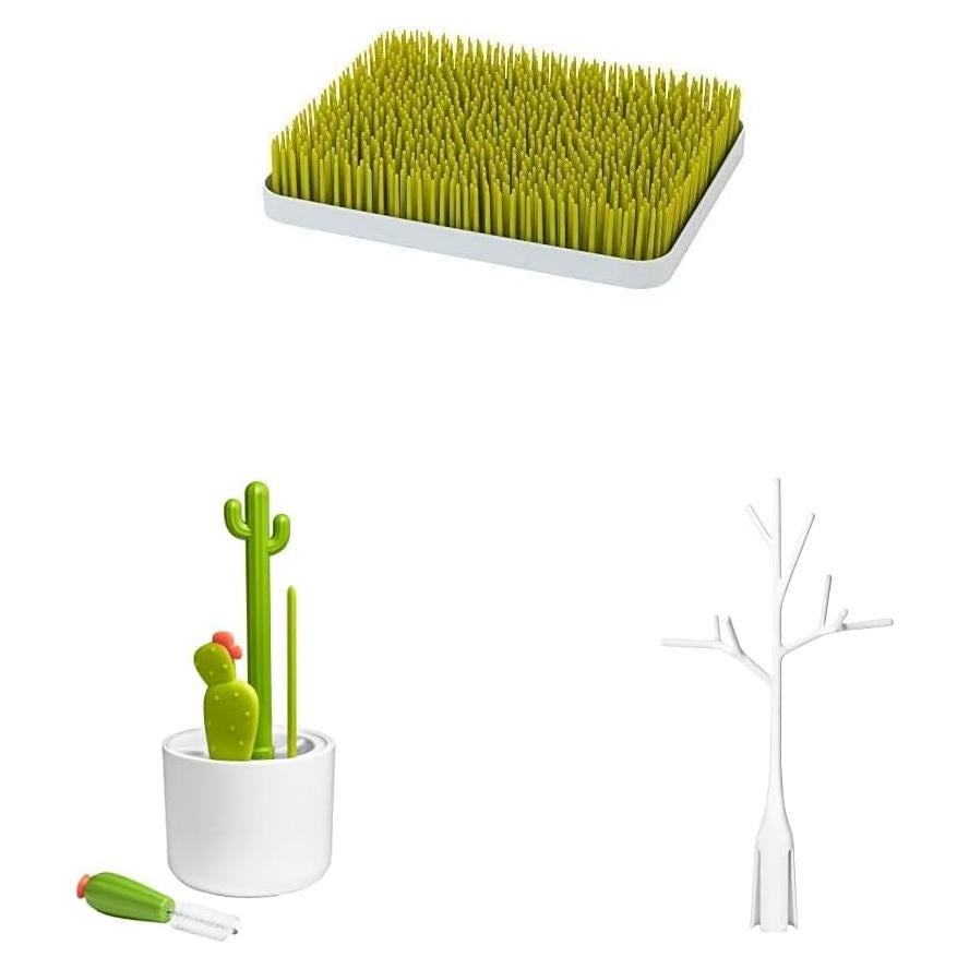 Estante de Secado para Biberones Boon Lawn Verde 34.3x27.9cm