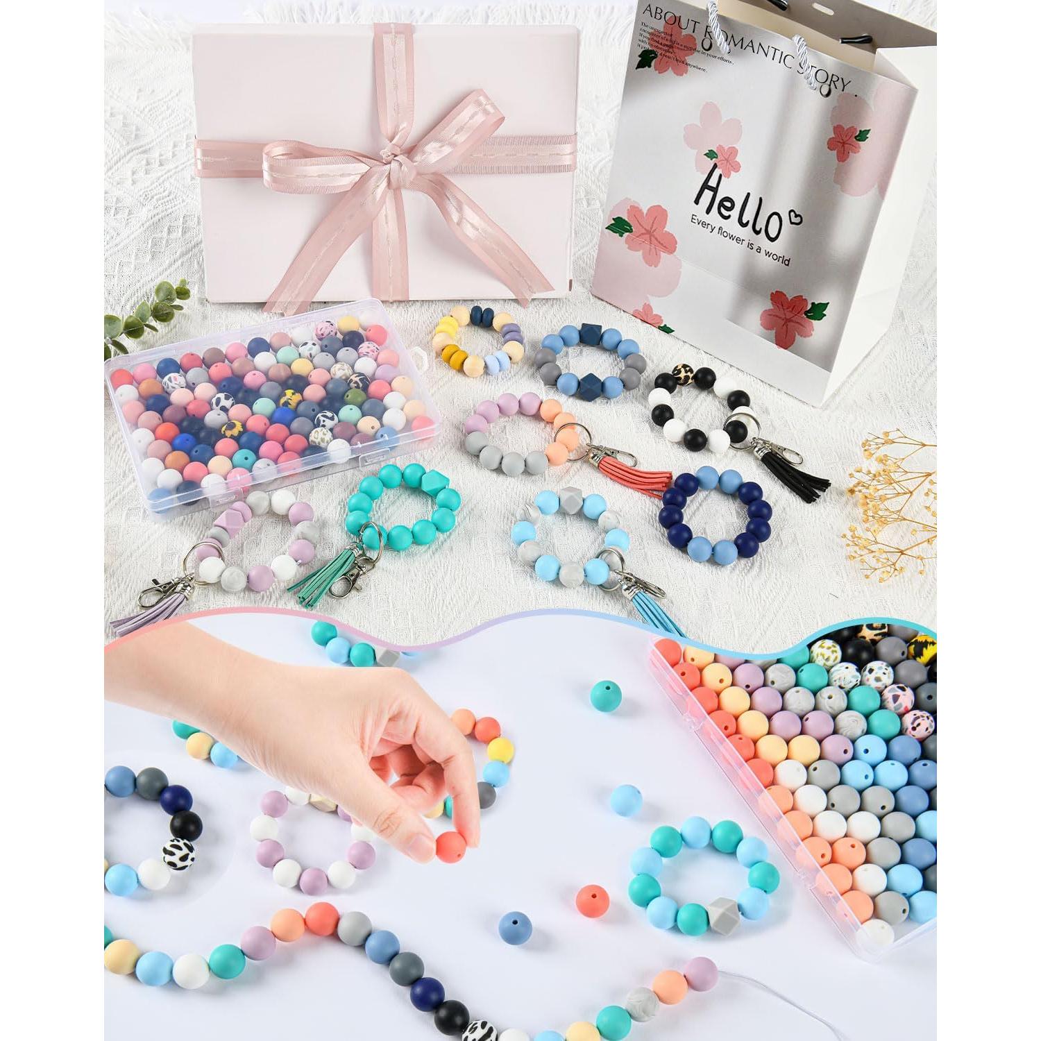 249 Perlas de Silicona MyoePosy 15mm para Manualidades DIY