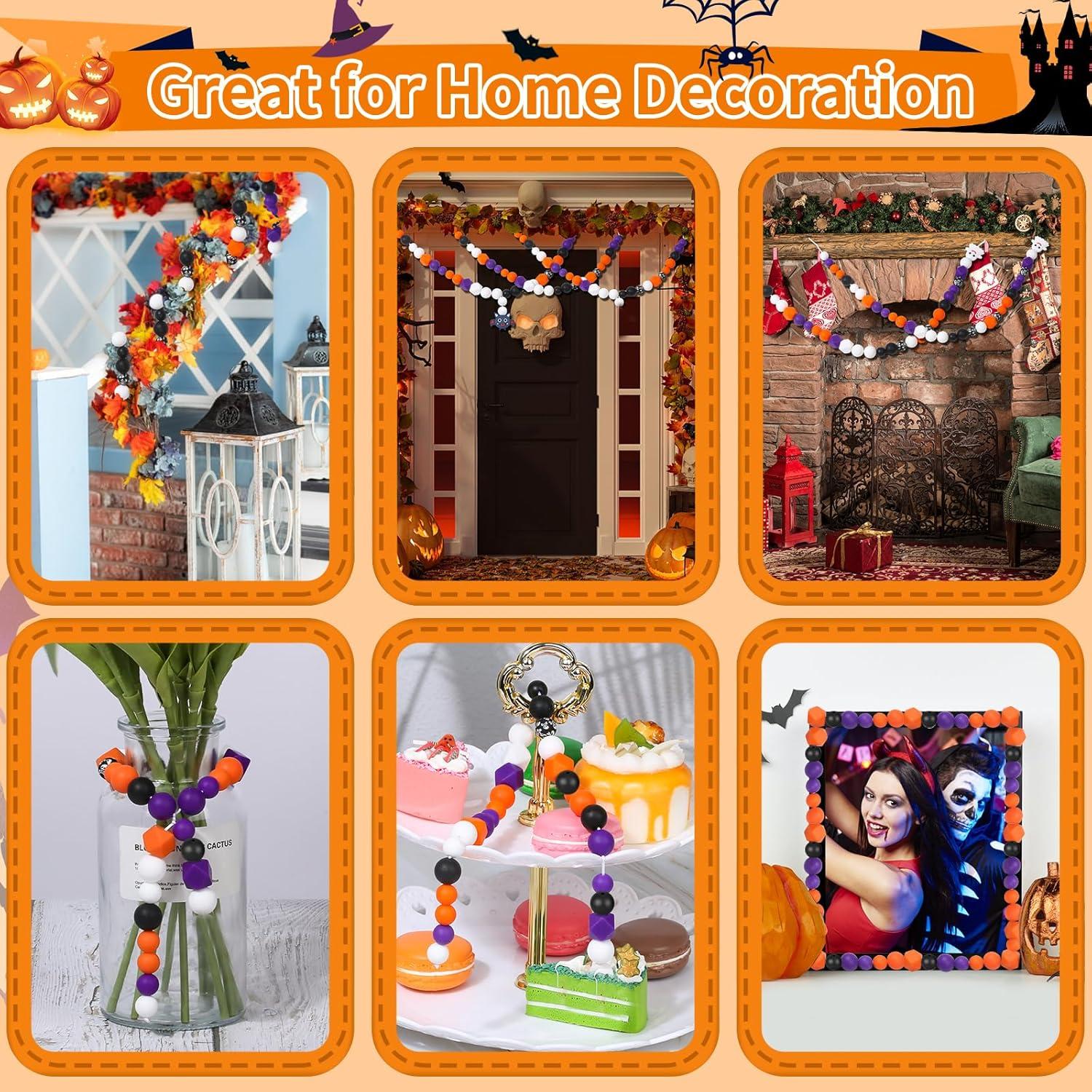 Kit de 145 Perlas de Silicona Halloween Lucomb - Multicolor