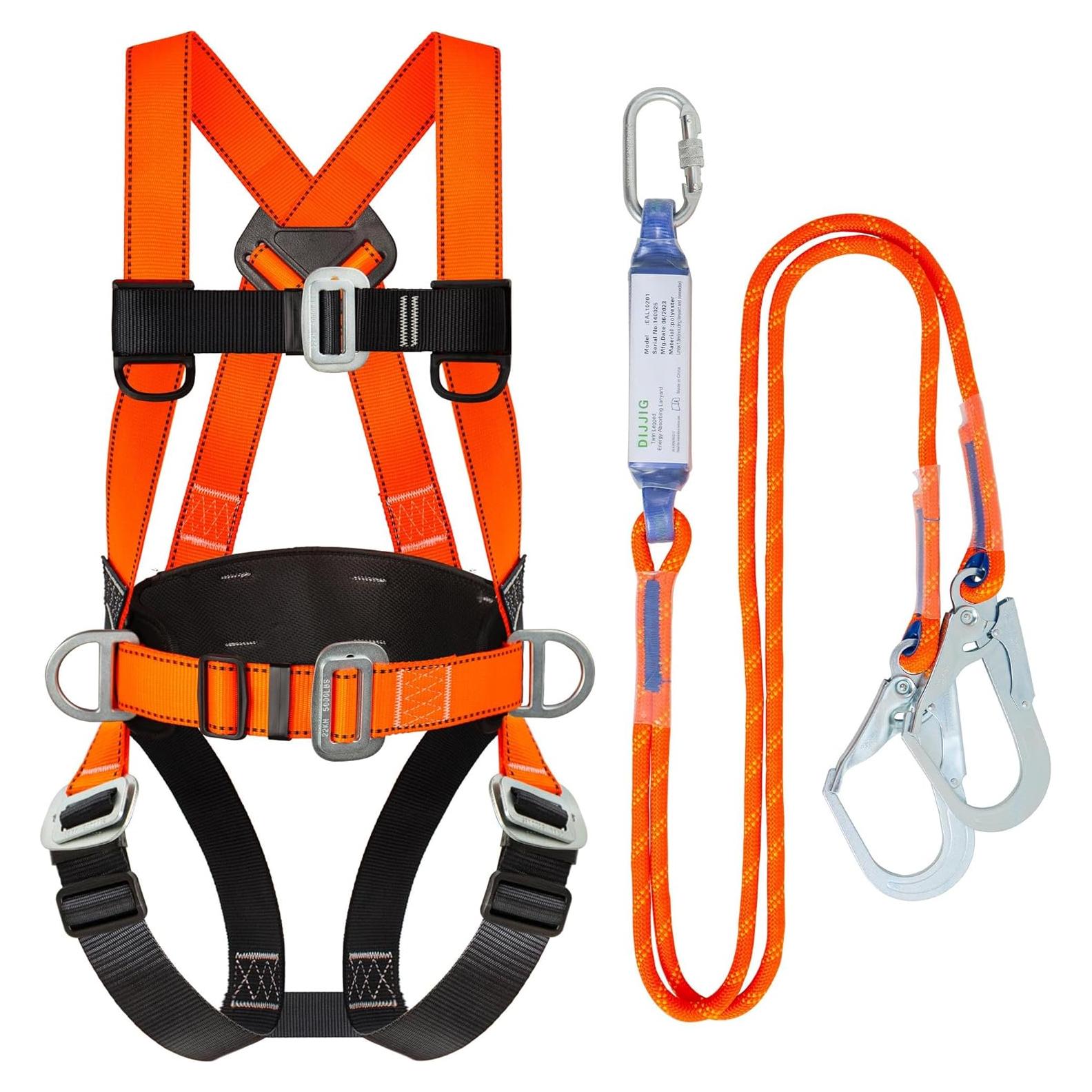 Arnés de Seguridad DIJJIG Naranja Cuerpo Completo 3.12 kg