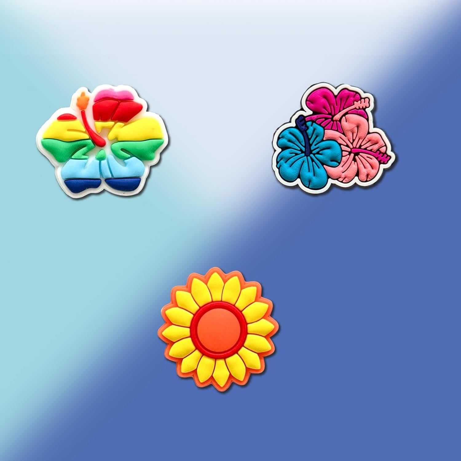 Perlas de Silicona Hedbitoyo Flores para Manualidades DIY