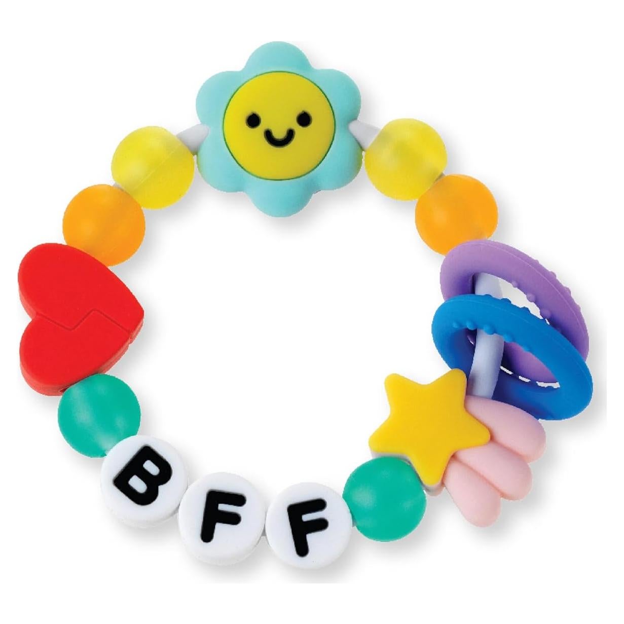 Mordedor para Bebé Infantino BFF - Silicona Suave y Colorida