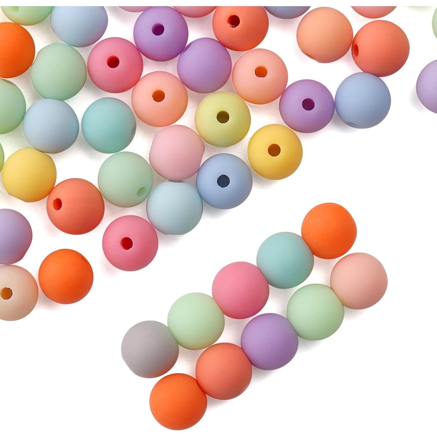 Perlas Acrílicas Redondas 6MM Colores Mezclados Mate BONNY BOXX