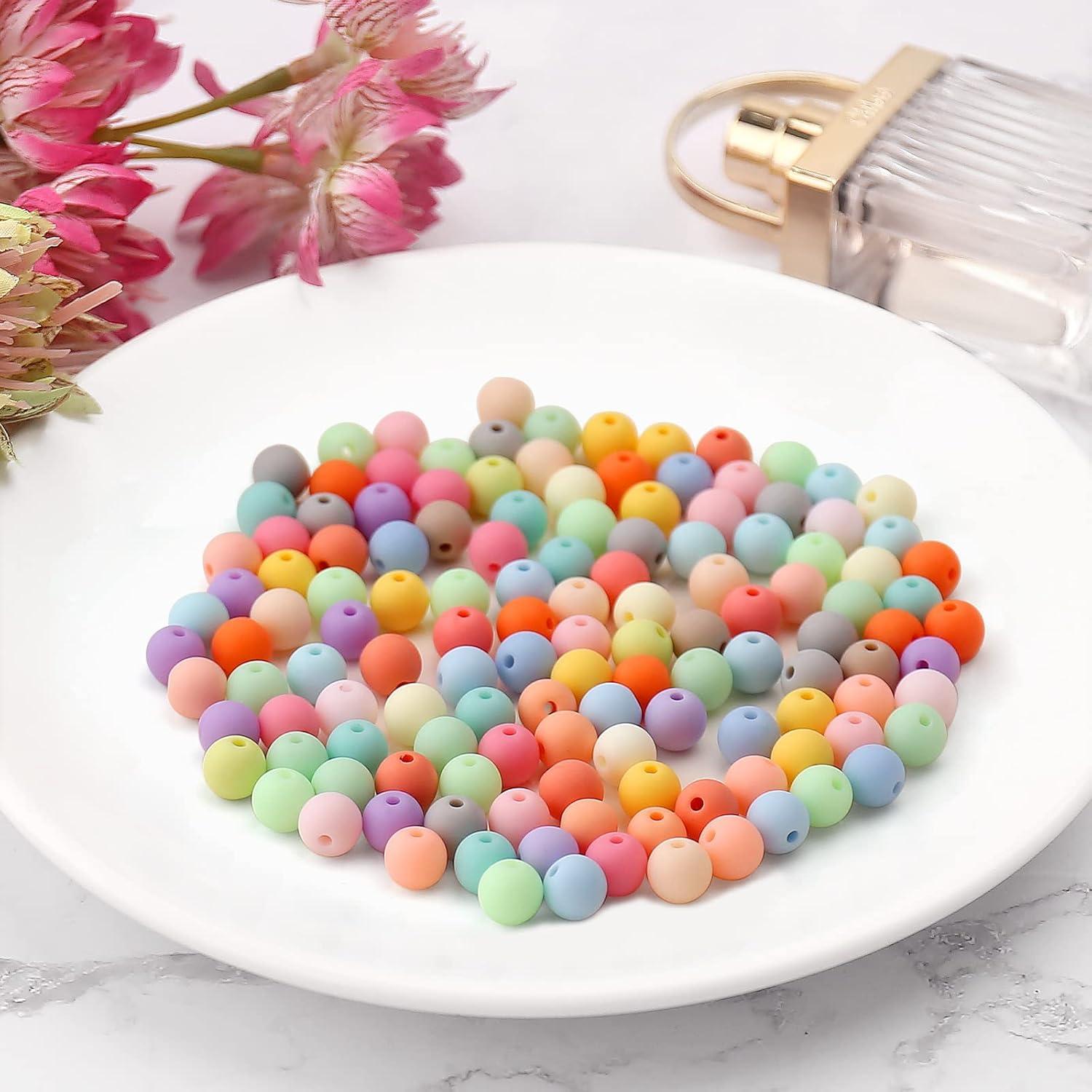 Perlas Acrílicas Redondas 6MM Colores Mezclados Mate BONNY BOXX