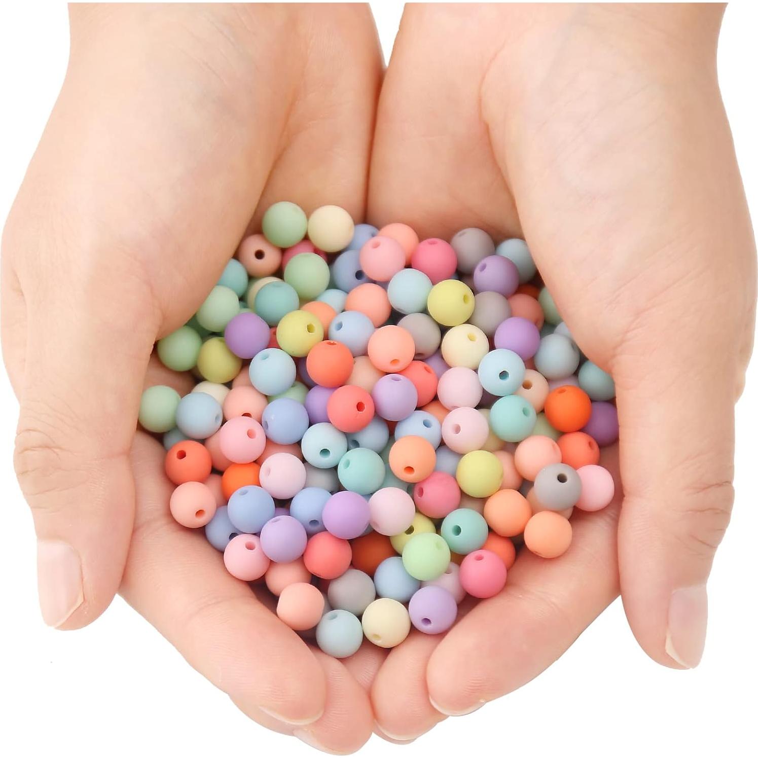 Perlas Acrílicas Redondas 6MM Colores Mezclados Mate BONNY BOXX