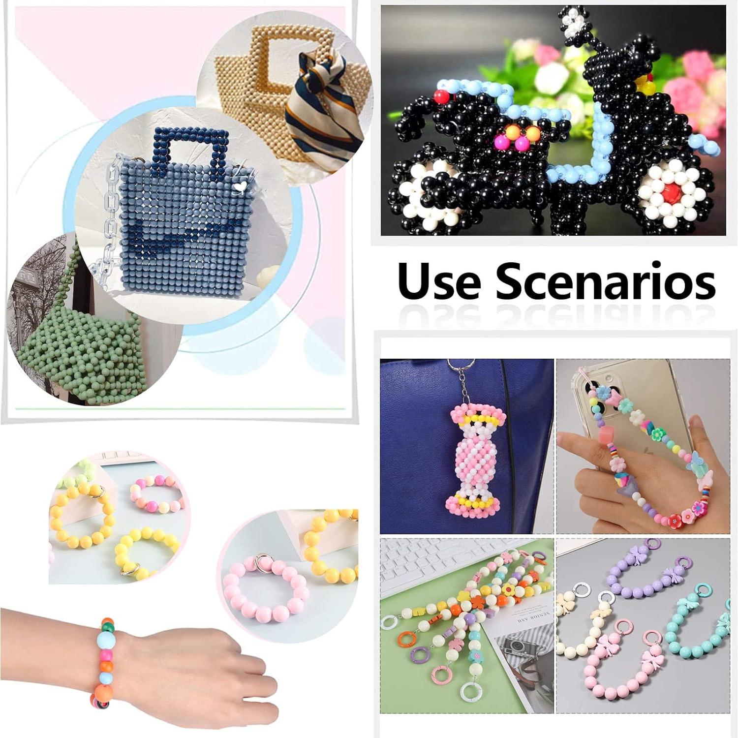 Perlas Acrílicas Redondas 6MM Colores Mezclados Mate BONNY BOXX