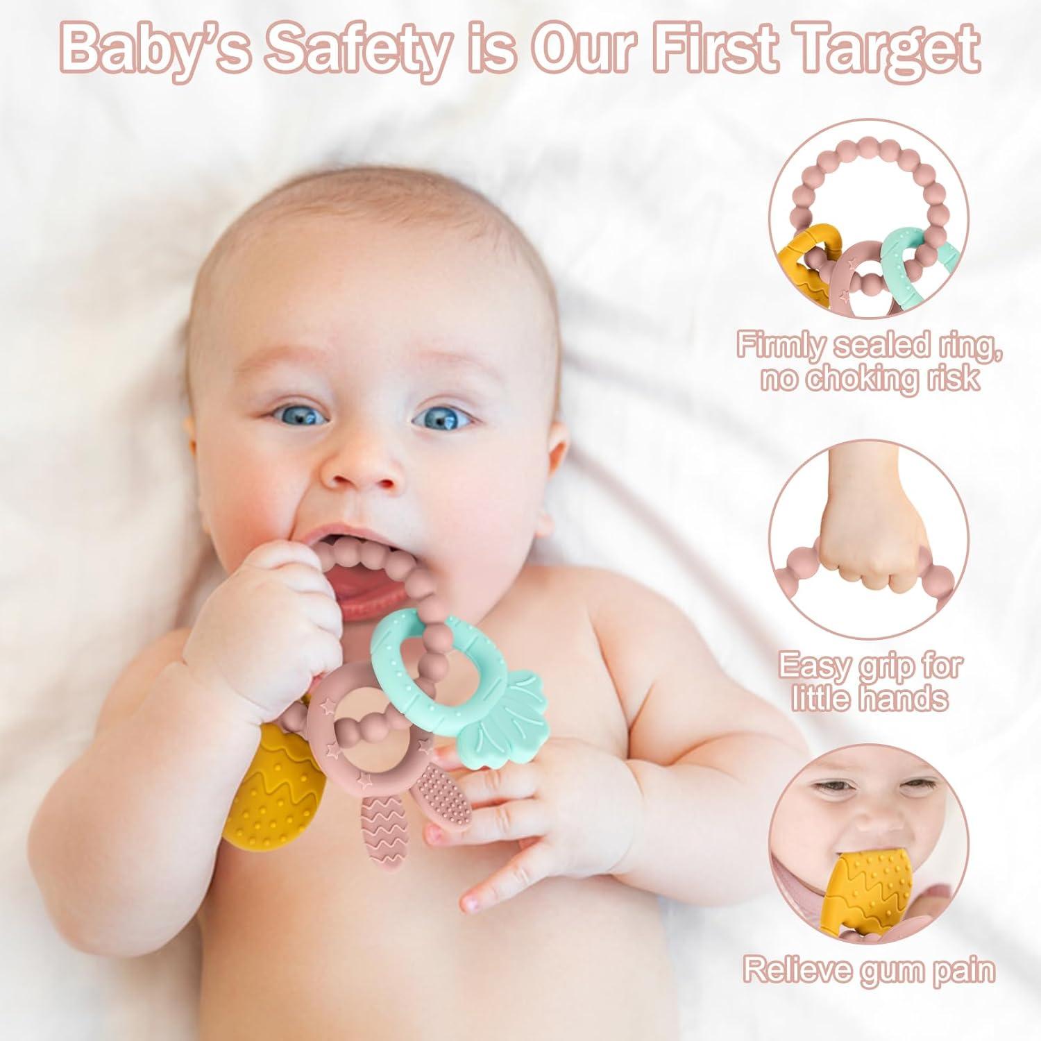 Juguete mordedor de silicona MISSLILI para dentición - Pascua