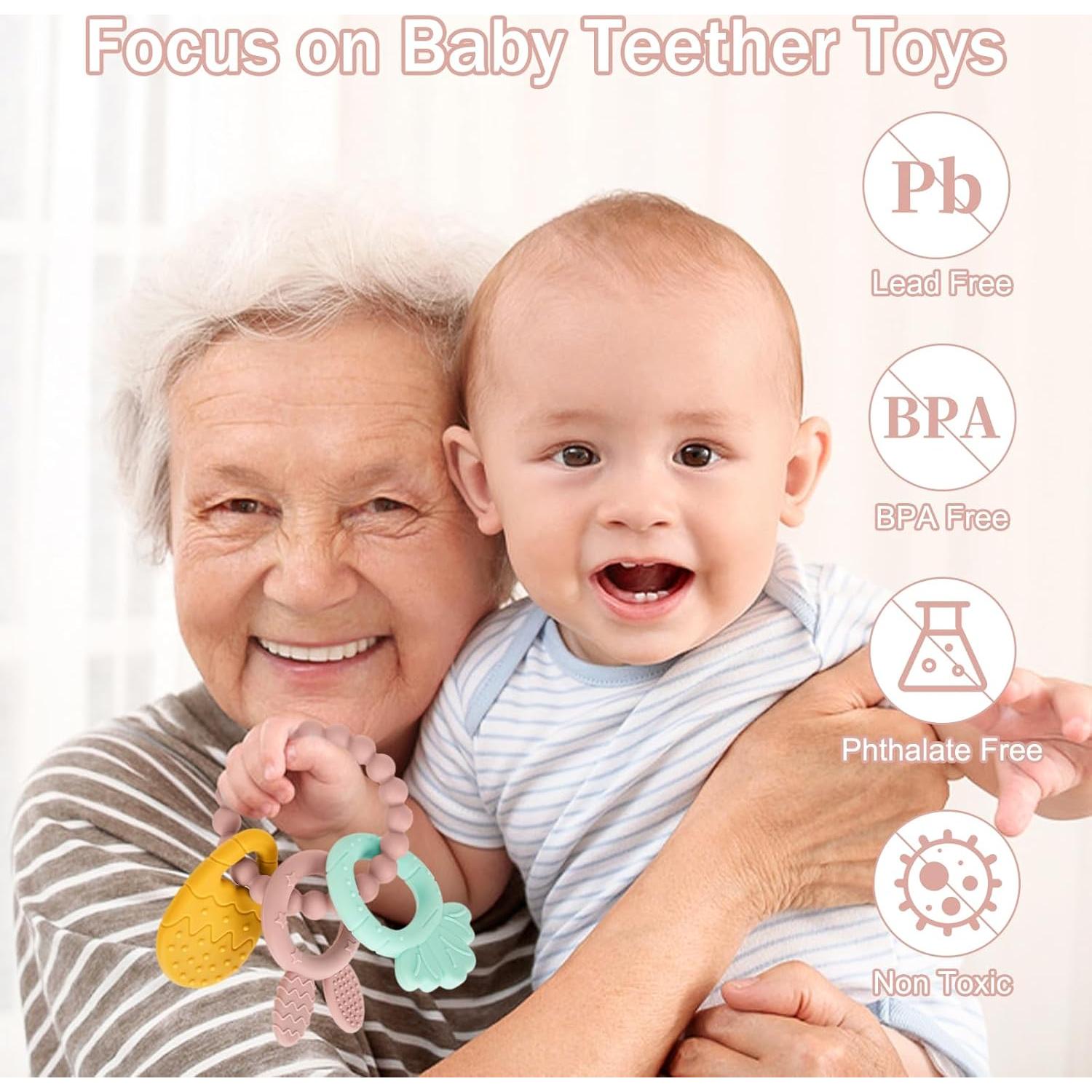 Juguete mordedor de silicona MISSLILI para dentición - Pascua