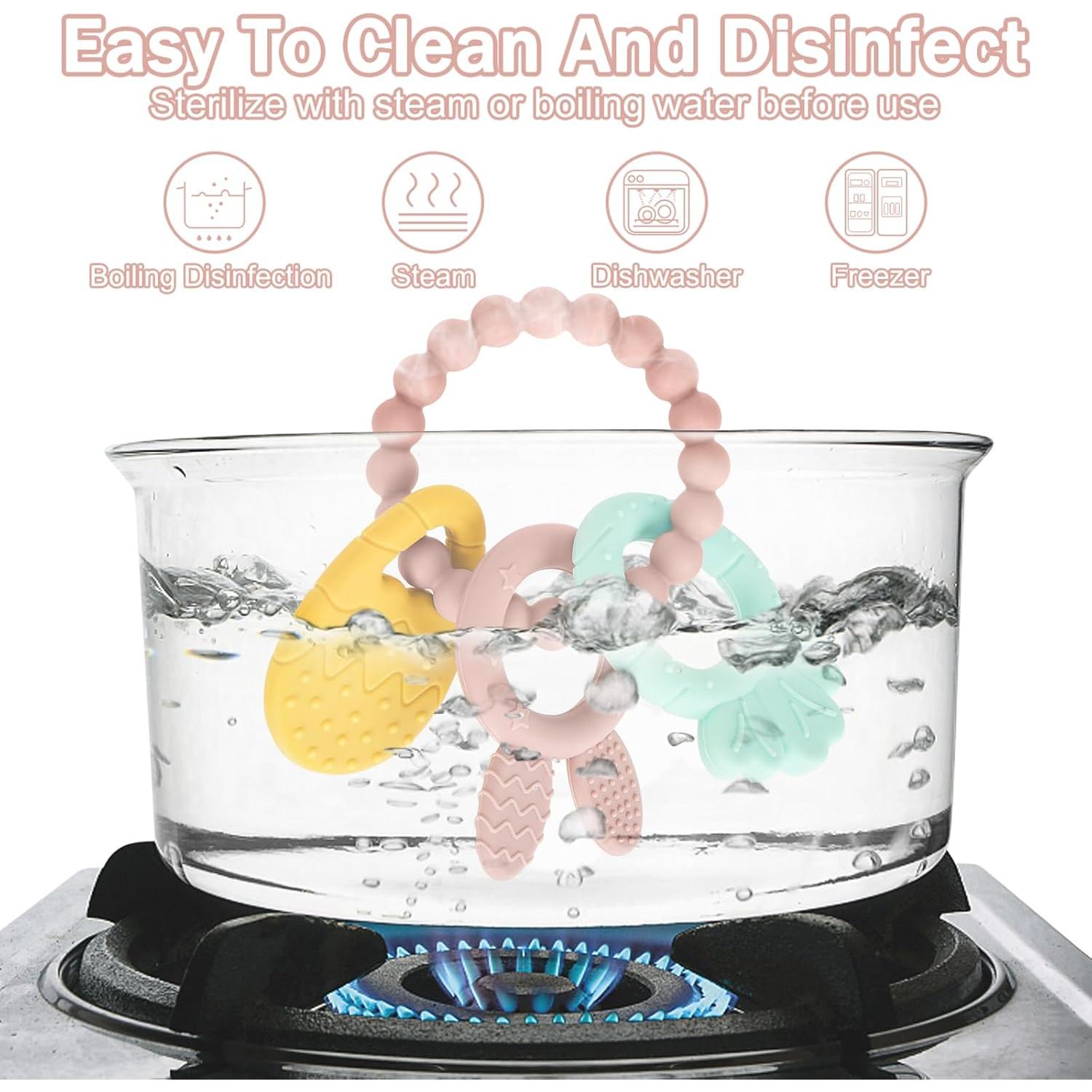 Juguete mordedor de silicona MISSLILI para dentición - Pascua