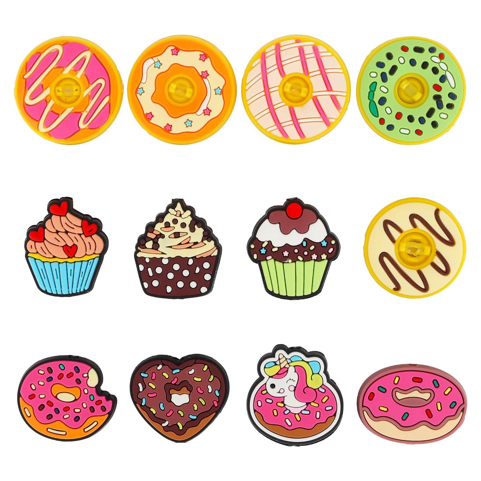 12 Perlas de Silicona para Manualidades Mortd - Postres