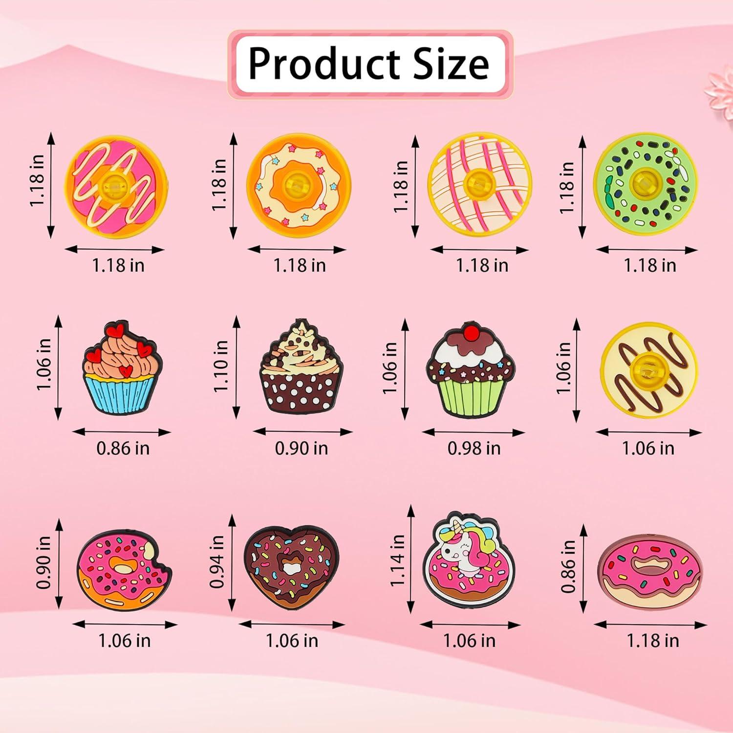 12 Perlas de Silicona para Manualidades Mortd - Postres