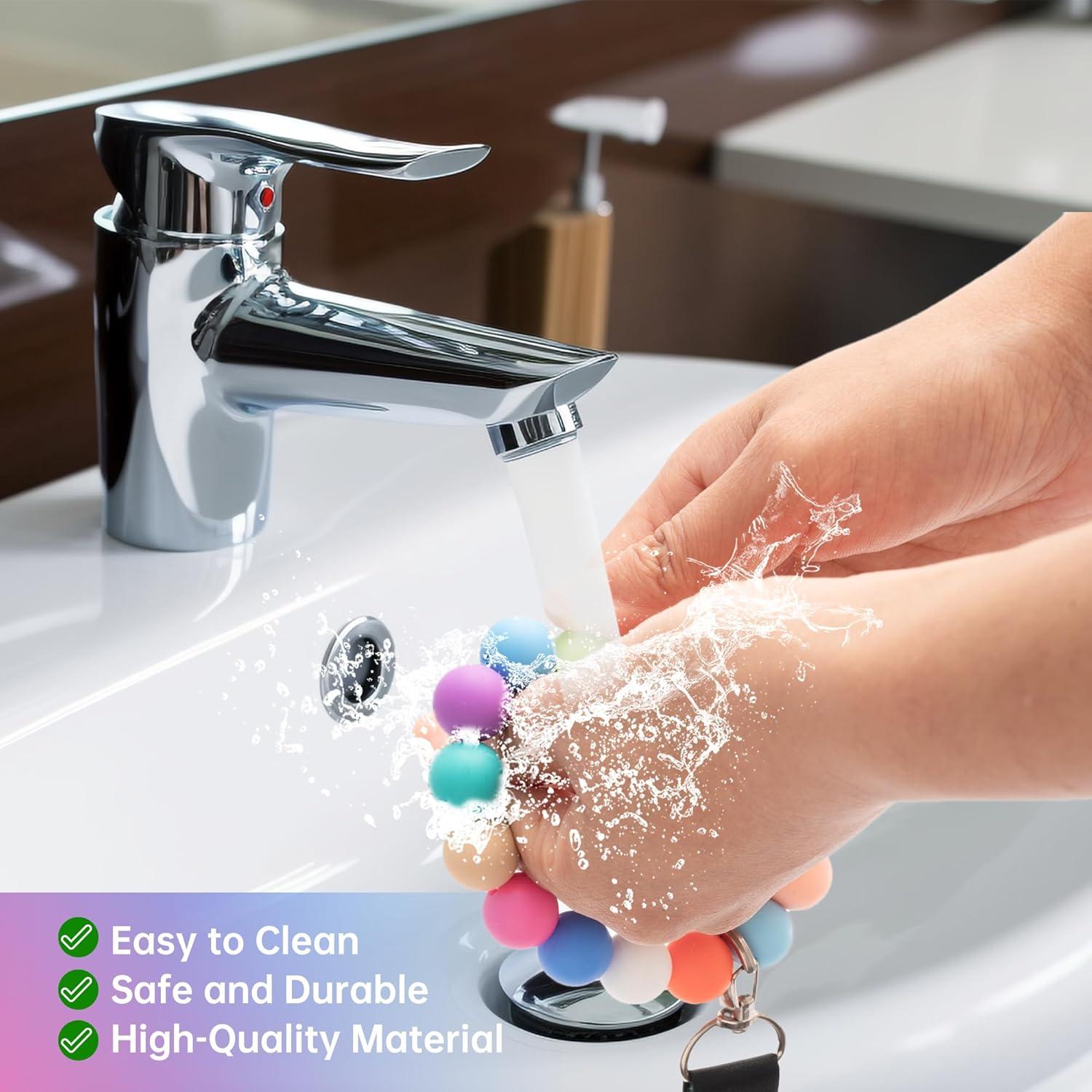 300 Perlas de Silicona 15mm BESKIT para Manualidades DIY