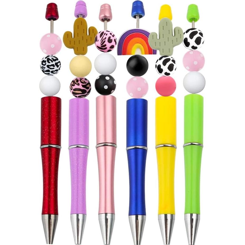 Conjunto de 58 cuentas de silicona AELUUAKE 15 mm colores mixtos