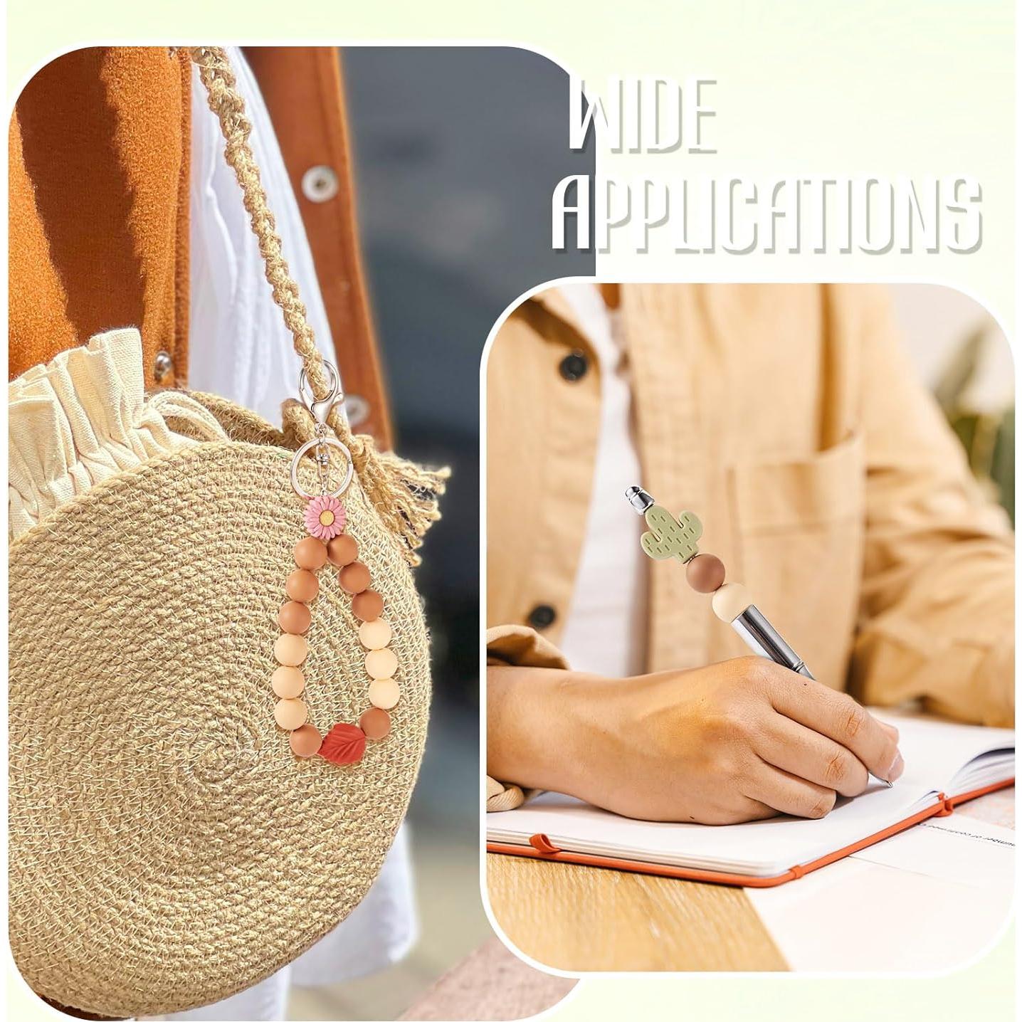 72 Perlas Focales de Silicona Craftdady - 15mm y Formas Variadas