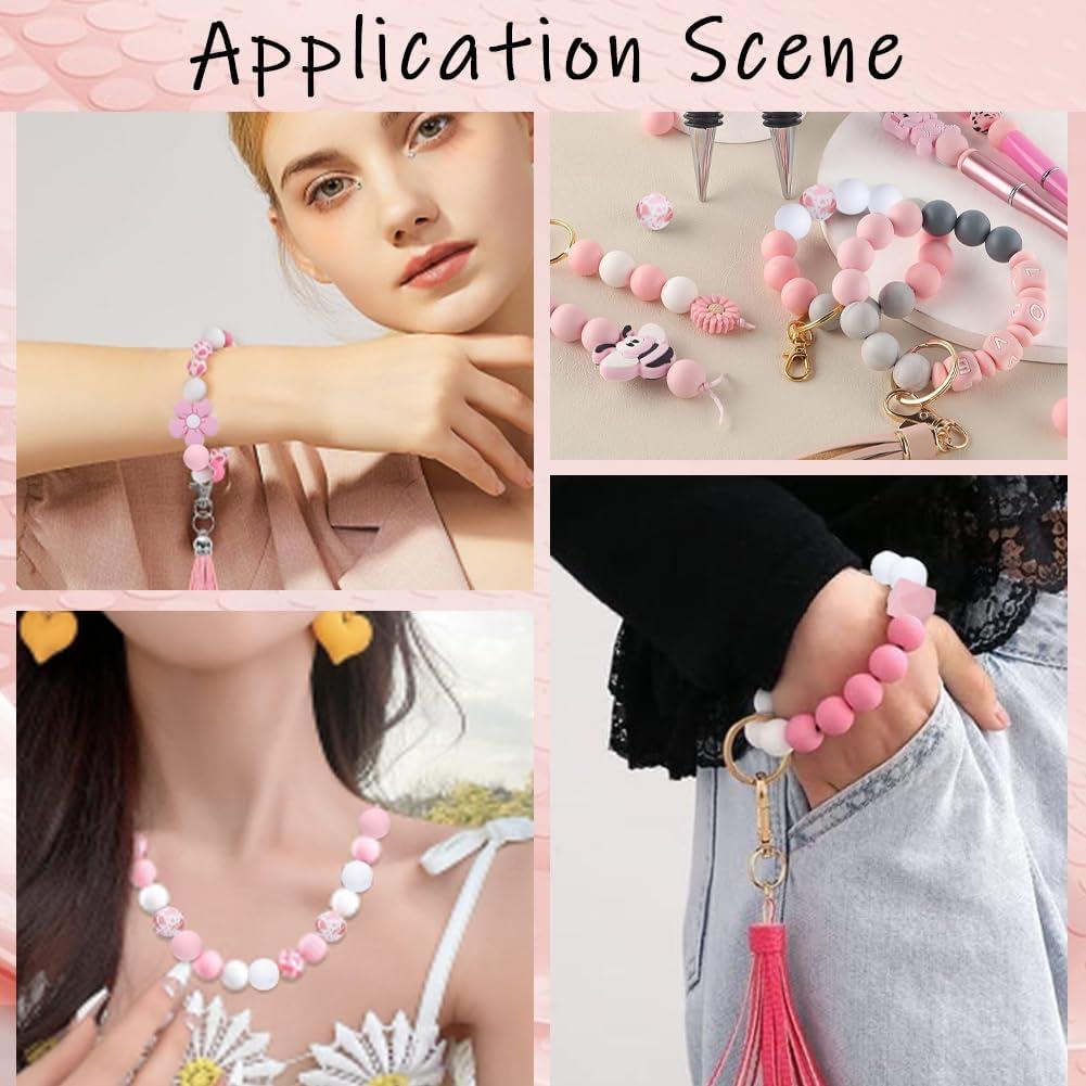 Kit de Fabricación de Llaveros de Silicona Sunnyclue 40 Piezas