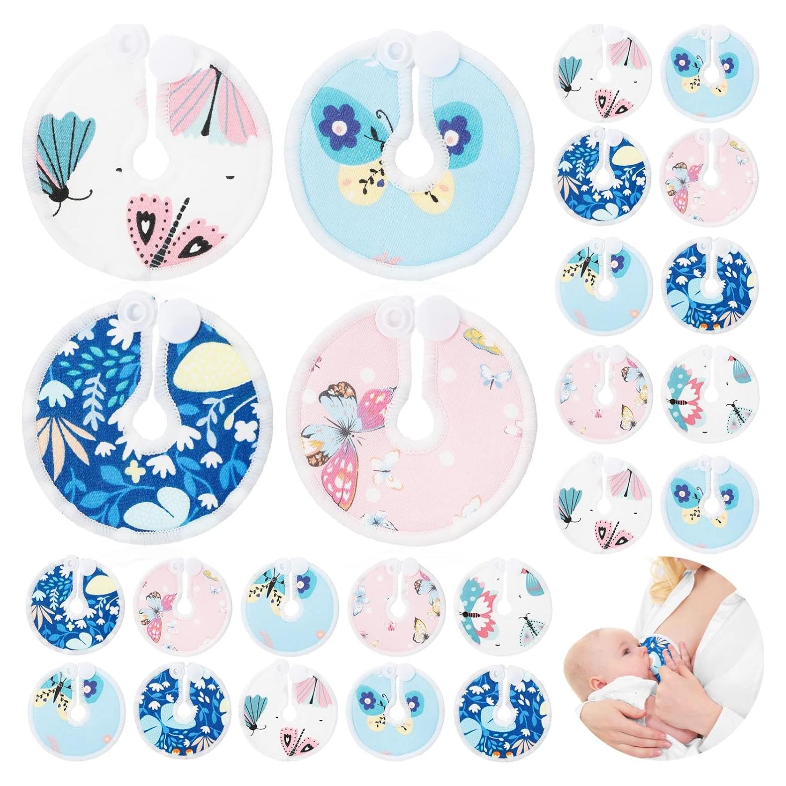 32 Cubiertas de Botón G Reutilizables para Lactancia Sosation