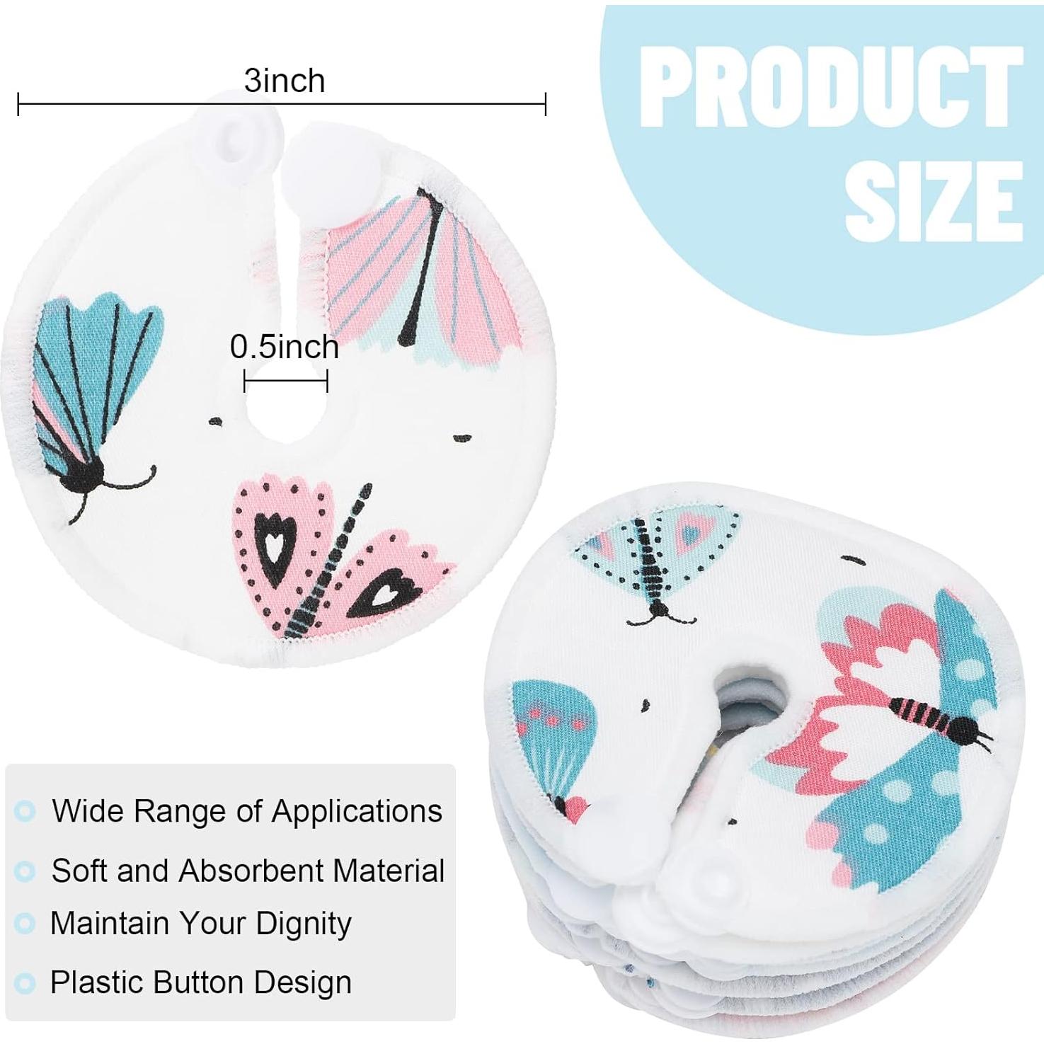 32 Cubiertas de Botón G Reutilizables para Lactancia Sosation