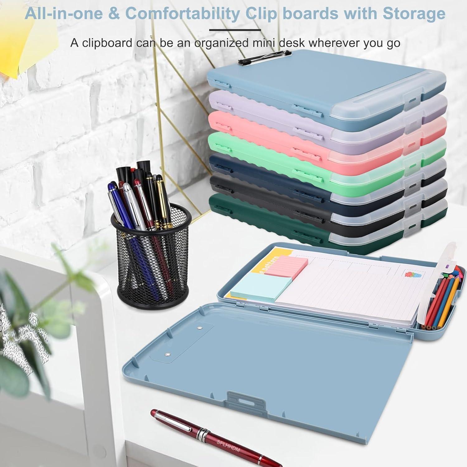 Clipboard de Almacenamiento SFLHHDM A4 Azul Humo Resistente