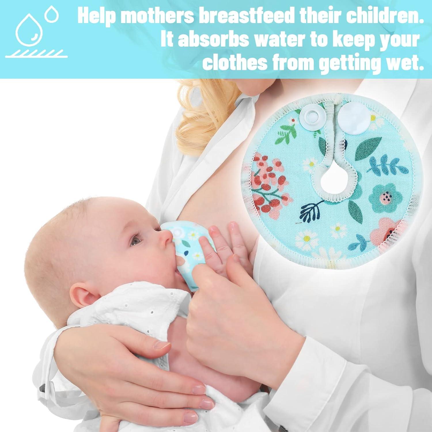 32 Cubiertas de Botón G Reutilizables Almohadillas Algodón Floral