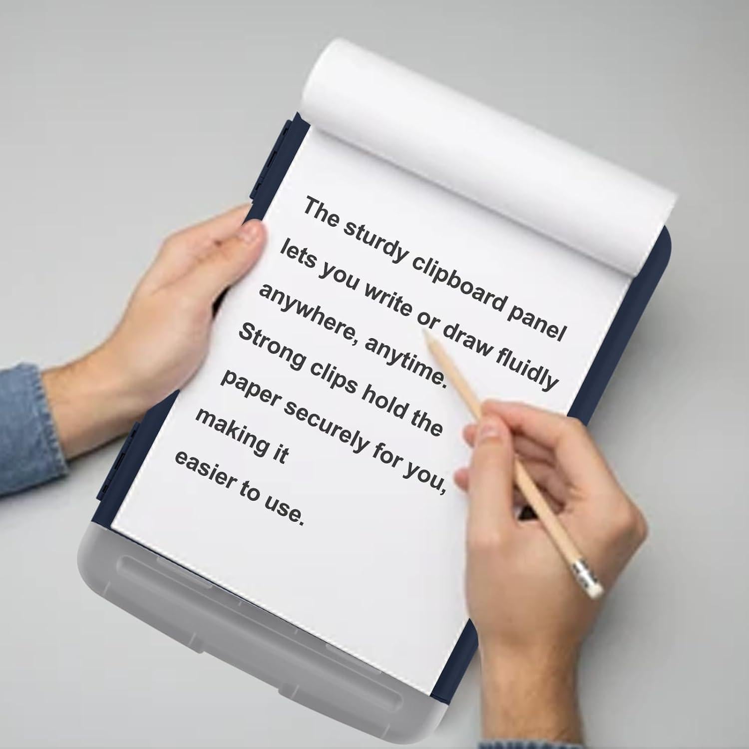 Clipboard con Almacenamiento HWPRATO Azul Retro 36.6x24.9cm