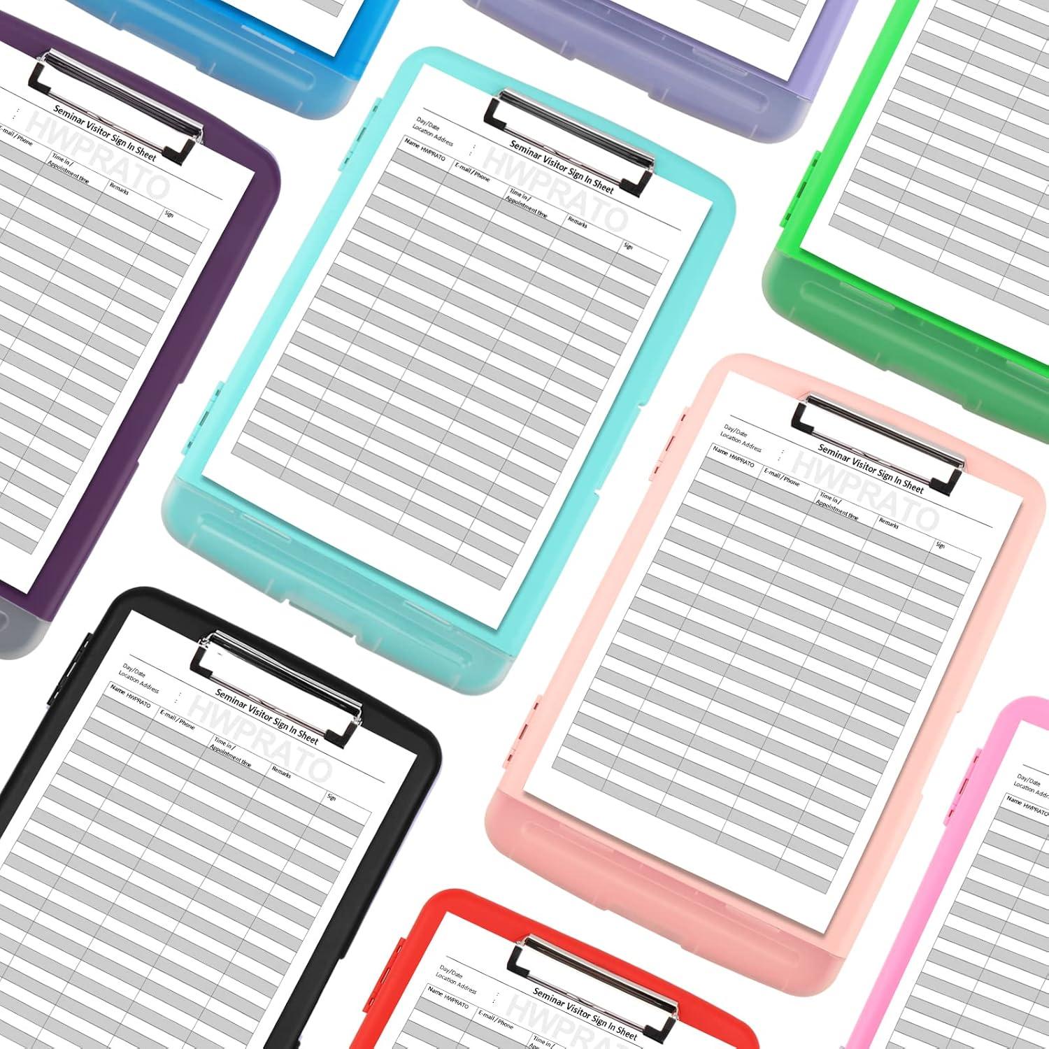 Clipboard con Almacenamiento HWPRATO Azul Retro 36.6x24.9cm