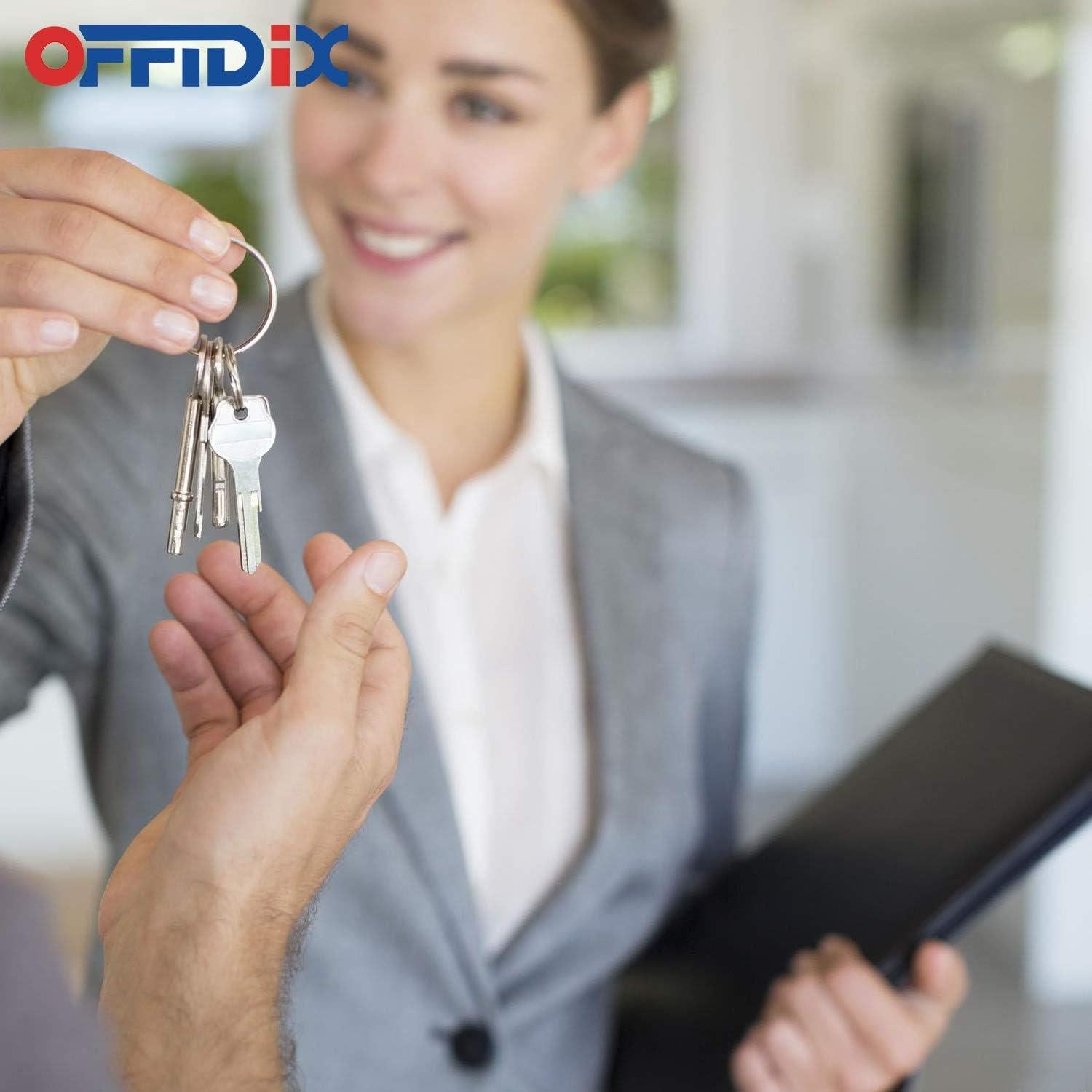 Funda de Llaves de Cuero OFFIDIX A4 con 12 Ganchos y Soporte