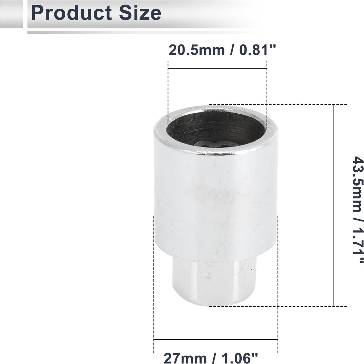 Tuerca de Bloqueo de Rueda RATCHROLL Tipo C para Toyota