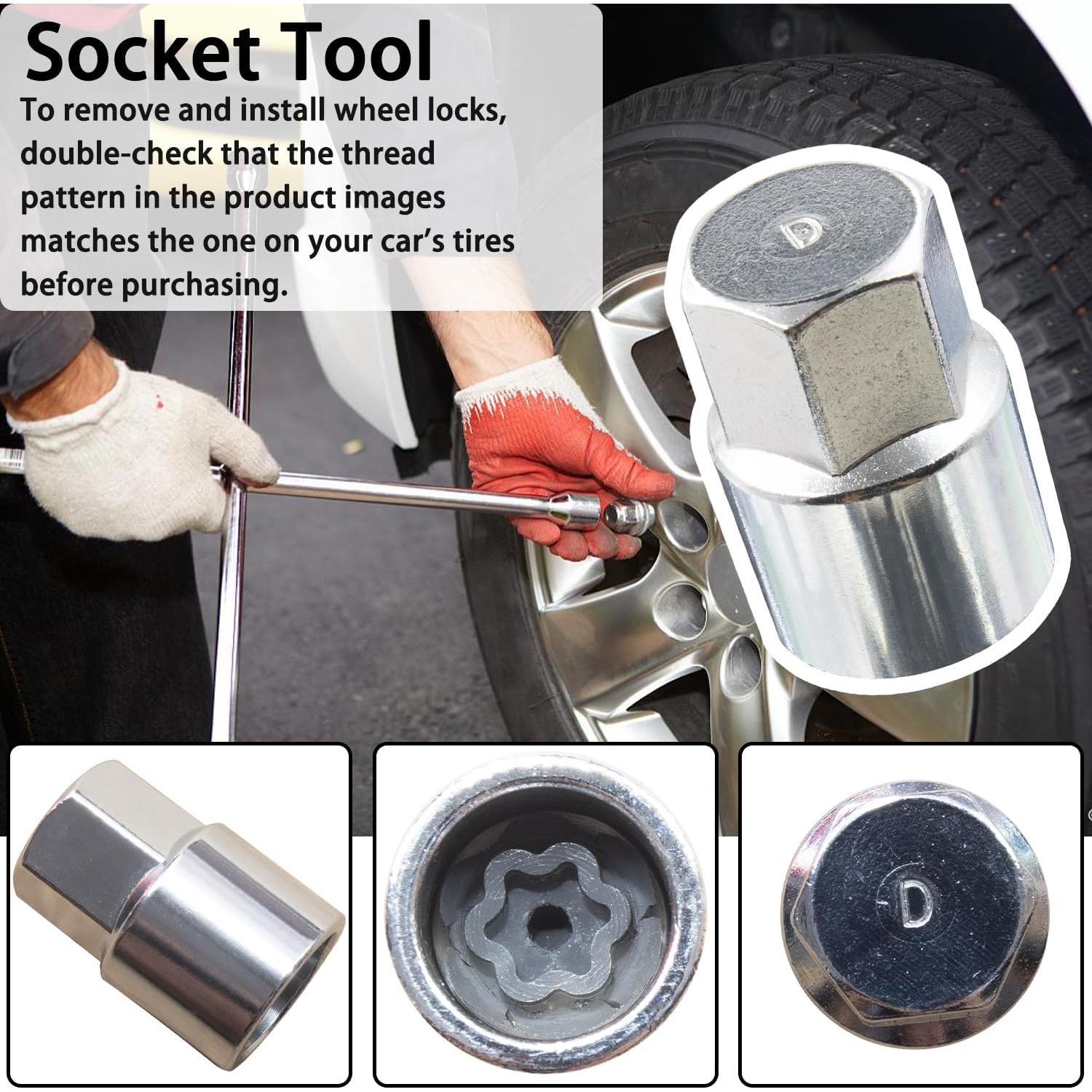 Herramienta de Eliminación de Tuercas de Bloqueo CIMOF 2pcs