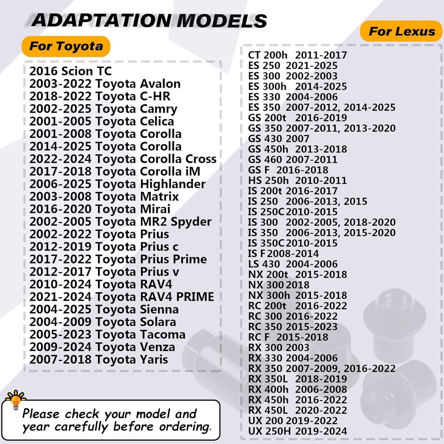 Juego de Tuercas de Bloqueo de Rueda M12 x 1.5 Cromo FHRHRY