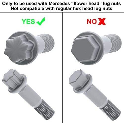 Socket ATLIN 17mm para Tuercas Convexas Mercedes - Protección