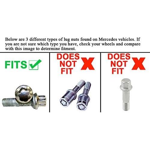 Socket ATLIN 17mm para Tuercas Convexas Mercedes - Protección